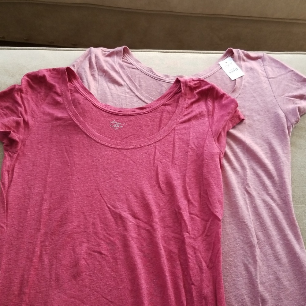 50% OFF FINAL SALE LOFT Linen Tee, Pack of 2